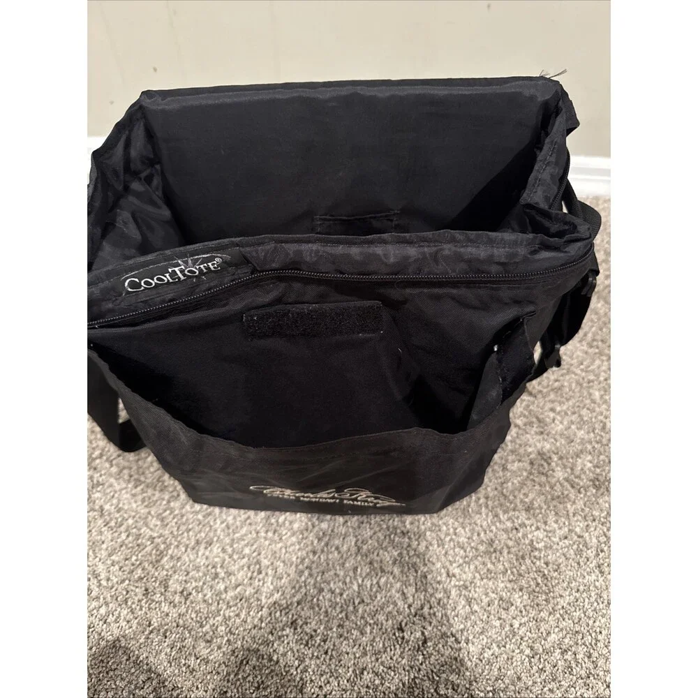 Cool Tote Adjustable Strap Black Cooler Bag With Charles Krug Logo